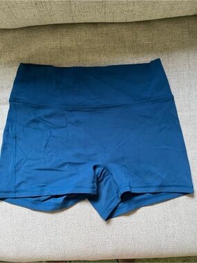 Fleo Women's Athletic Shorts — Teal Blue